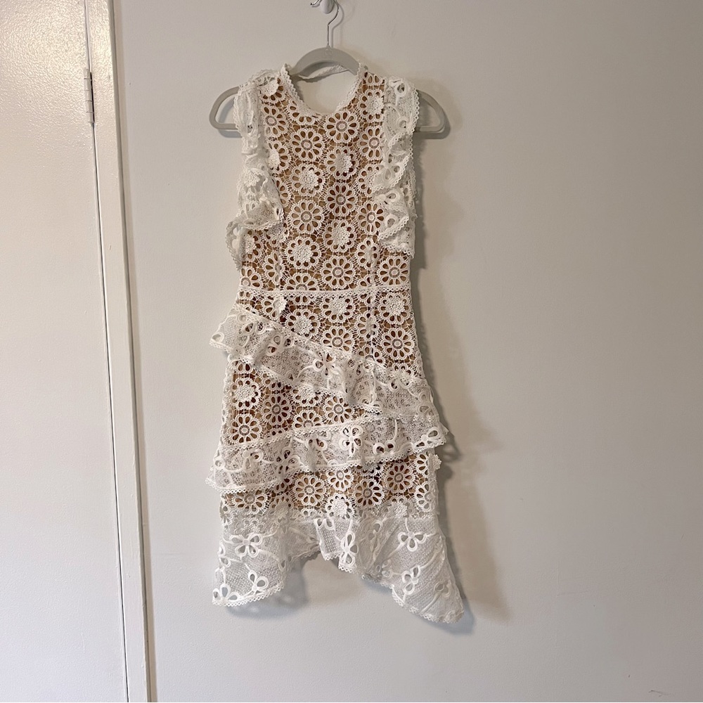 FEW MODA NEW YORK ‘Arleigh’ Eyelet Lace Cutout Dress- Blogger favorite